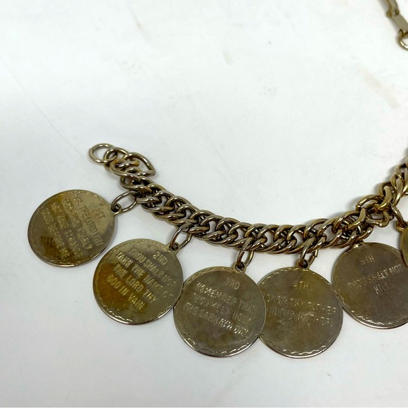 Vintage 10 commandments 7” bracelet - Picture 2 of 5